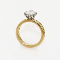 18K Yellow Gold Diamond Ring 1 78ct 7gr - 4525645