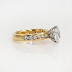 18K Yellow Gold Diamond Ring 1 78ct 7gr - 4525648