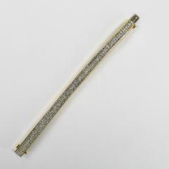 18K Yellow Gold Diamond Tennis Bracelet 15 00ct - 4525814