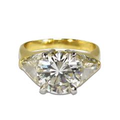 18K Yellow Gold GIA Certified Diamond Engagement Ring 6 73ct - 4527312