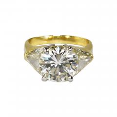 18K Yellow Gold GIA Certified Diamond Engagement Ring 6 73ct - 4527348