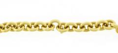 18KT GOLD LARGE OVAL LINK NECKLACE - 3605451