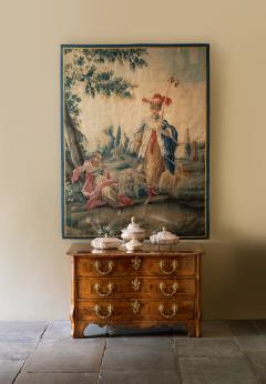 18TH CENTURY AUBUSSON CHINOISERIE TAPESTRY FRAGMENT AFTER A DRAWING BY BOUCHER - 3551052