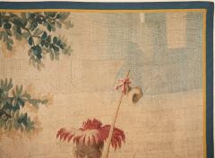 18TH CENTURY AUBUSSON CHINOISERIE TAPESTRY FRAGMENT AFTER A DRAWING BY BOUCHER - 3551155