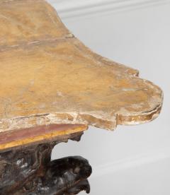 18TH CENTURY CARVED WOOD CONSOLE TABLE - 3676909