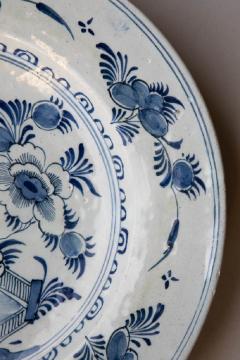 18TH CENTURY DELFT CHARGER IN CAMA EU BLEU - 3779442