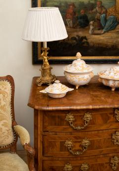 18TH CENTURY FA ENCE LIDDED SOUPI RE OR SOUP TUREEN IN YELLOW OCHRE - 2723875