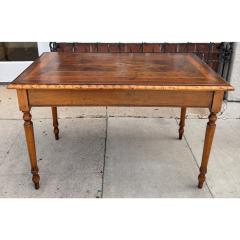 18c Style Francesco Molon for Giemme Fruitwood Inlaid Writing Table Desk - 4558183