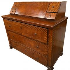 18c Style Italian Marquetry Inlaid Secretary Desk - 4762474