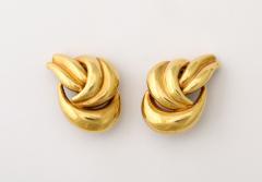 18k Gold Knot Earrings - 4188497