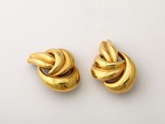 18k Gold Knot Earrings - 4188498