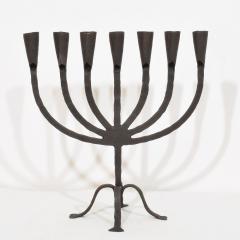 18th 19th Century Hand Forged Iron Candleholder - 4113905