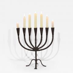 18th 19th Century Hand Forged Iron Candleholder - 4230510