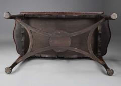 18th 19thc finely carved mahogany centre table - 4805650