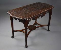 18th 19thc finely carved mahogany centre table - 4805651