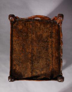 18th C Burl Elm Bedside Cabinet - 4478953