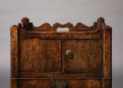 18th C Burl Elm Bedside Cabinet - 4478960