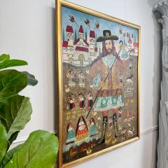18th C Cuzco School Oil on Canvas Saint Isidore the Labourer - 3582807