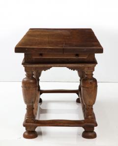 18th C Danish Oak Table with Thick Top - 3296442