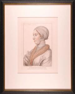 18th C Portrait of Anne Boleyn after 16th C Holbein Drawing - 2909947