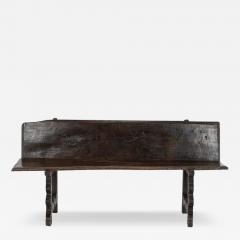 18th C Spanish Walnut Bench - 3536299