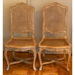 18th C Style Gustavian Swedish Empire Cane Chairs - 2777496