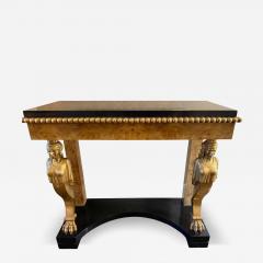 18th C Style Hendrix Allardyce Egyptian Revival Console Table 1 of 2 - 4649471