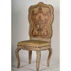 18th C Style Hendrix Allardyce Hall Chair W Antique Needlepoint - 3180948