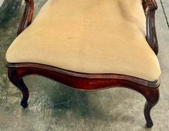 18th C Style Italian Mahogany Fauteuil Arm Chair - 3870395