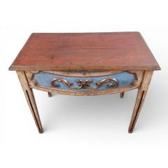 18th C Style Italian Neoclassical Painted Side Table - 4473438