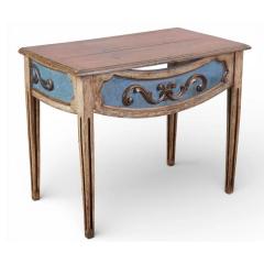 18th C Style Italian Neoclassical Painted Side Table - 4473440