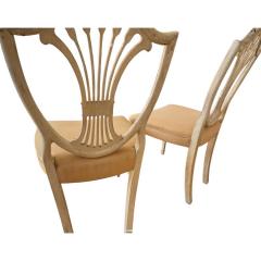 18th C Style Late Gustavian Paint Decorated Side Chairs - 4271749