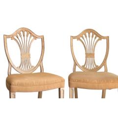 18th C Style Late Gustavian Paint Decorated Side Chairs - 4271750
