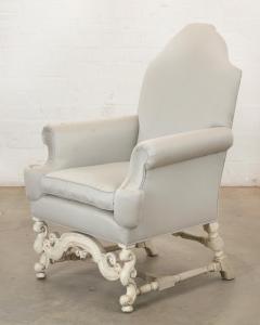 18th C Style Louis XIV Swedish Upholstered Arm Chair - 2142194
