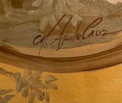 18th C Style Maria Apelo Cruz Venetian Painting Panels Verna Harrah Estate - 2076622