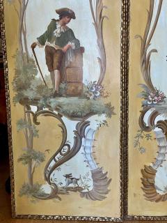 18th C Style Maria Apelo Cruz Venetian Painting Panels Verna Harrah Estate - 2076626