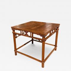 18th C Style Ming Chinese Bamboo Center Table by Burton Ching - 3857126