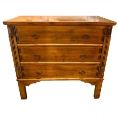 18th C Style Primitive Pine Chest of Drawers W Exposed Dovetail Grooves - 4762478