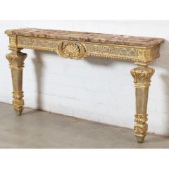 18th C Style Swedish Empire Louis XIV Parcel Gilt and Grey Painted Decorated - 3348069