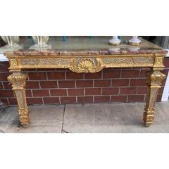 18th C Style Swedish Empire Louis XIV Parcel Gilt and Grey Painted Decorated - 3348070