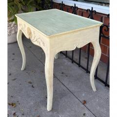 18th C Style Swedish Rococo Painted Side Table - 4707438