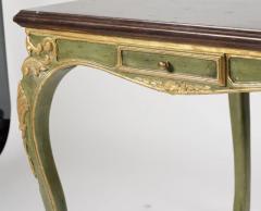 18th C Style Venetian Giltwood Green Italian Game Table - 3919971