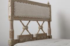 18th C Swedish Gustavian Period Daybed In Original Paint With Egyptian Carvings - 2293712