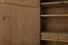 18th C Swedish Rococo Period Painted Marriage Cabinet with Provenance - 2640274