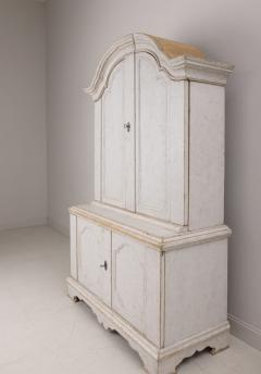 18th C Swedish Rococo Period Painted Marriage Cabinet with Provenance - 2640280
