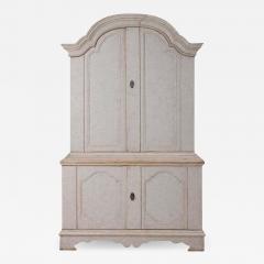 18th C Swedish Rococo Period Painted Marriage Cabinet with Provenance - 2644967