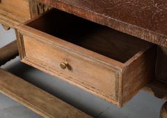 18th C Swedish Stone Top Oak Console Table Detailed edge 1702 - 3568682