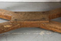18th C Swedish Stone Top Table with Drawer Oak Stretcher Base c 1750 - 2616414