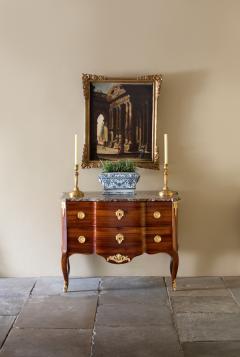 18th CENTURY SATINWOOD VENEERED COMMODE TRANSITION LOUIS XV XVI - 3563119