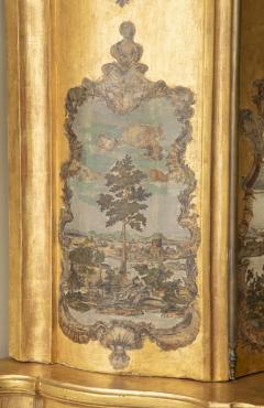 18th CENTURY VENETIAN GILTWOOD ARTE POVERA BUFFET DEUX CORPS - 4388088